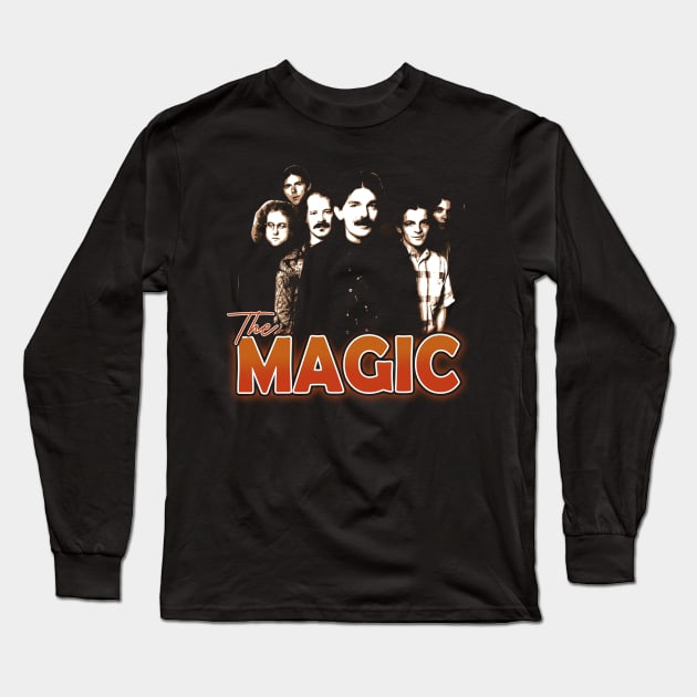 Electricity and Ice Cream for Crow Magics Band Classic Scenes Apparel Long Sleeve T-Shirt by Iron Astronaut